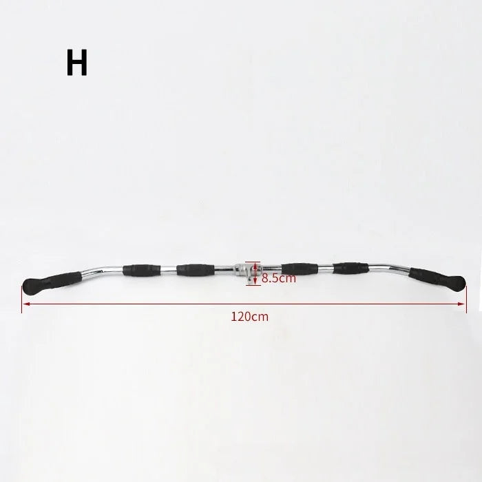 Heavy Duty Lat Pulldown Bar Solid T-Bar V-Bar for Rowing Workouts