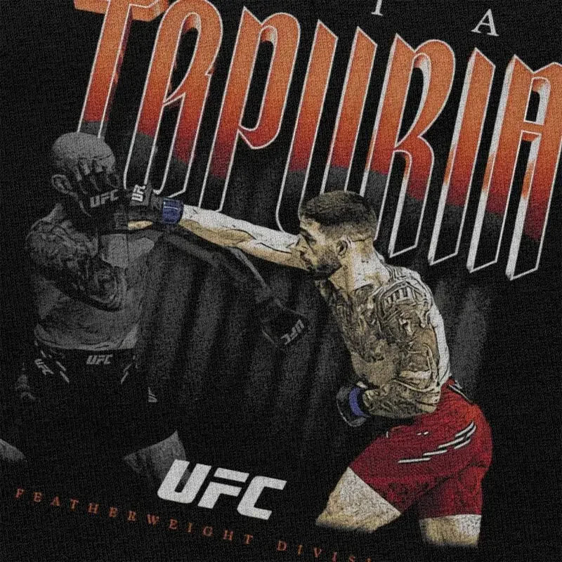 Custom Classic Ilia Topuria Boxer Spain Boxer T Shirt Men Short Sleeved Soft Cotton T-shirt Print Tee Tops Graphic Tshirts