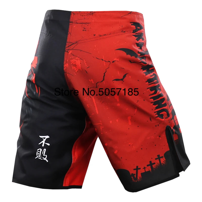 MMA Shorts Jiu Jitsu Muay Thai Pants Men's Fight Shorts Martial Arts BJJ Grappling Kickboxing Fighting Boxing Training Trunks