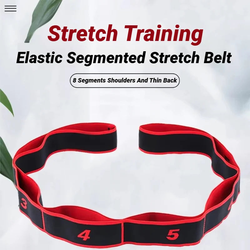 Yoga & Dance Stretching Belt Elastic Resistance Band for Pilates Workouts