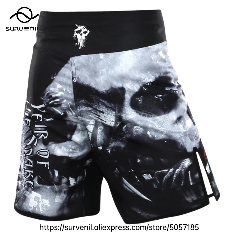 MMA Shorts Jiu Jitsu Muay Thai Pants Men's Fight Shorts Martial Arts BJJ Grappling Kickboxing Fighting Boxing Training Trunks
