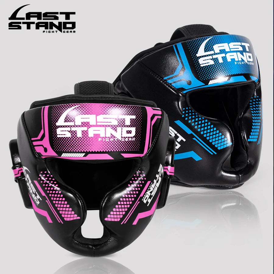 Last Stand Full-Cover Boxing Helmet – Thickened Head Guard for Karate, & Gym Training