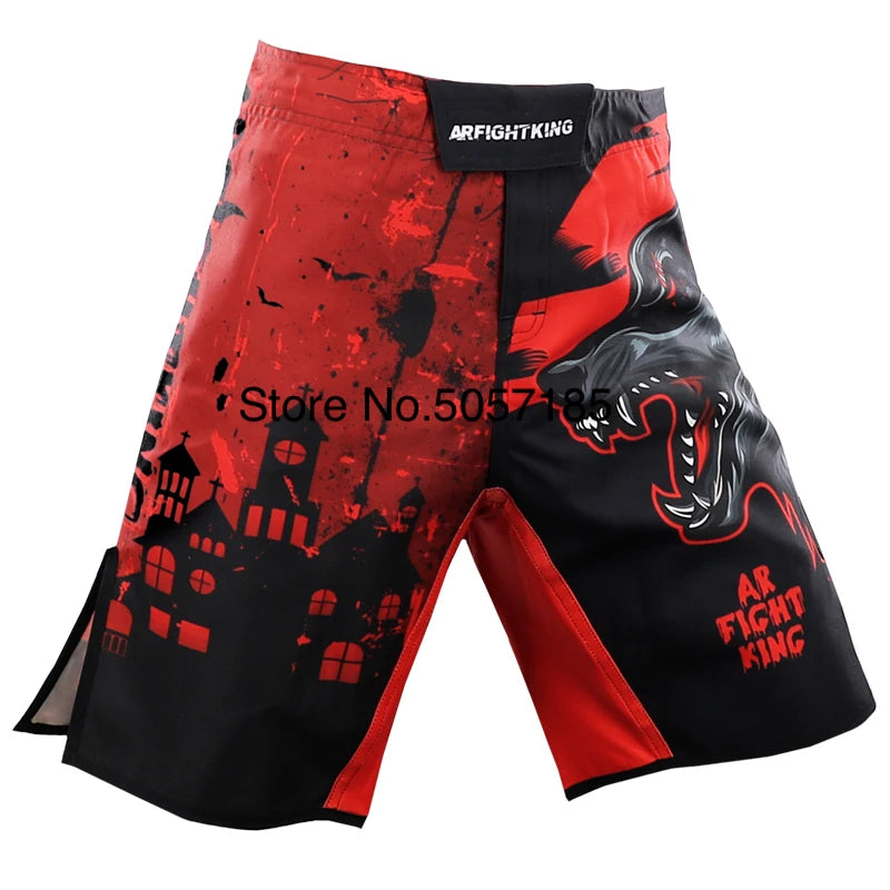 MMA Shorts Jiu Jitsu Muay Thai Pants Men's Fight Shorts Martial Arts BJJ Grappling Kickboxing Fighting Boxing Training Trunks