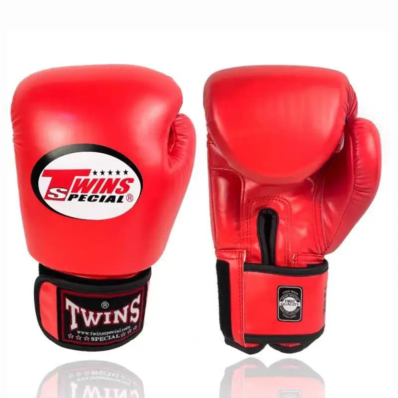 Twins PU Leather Boxing Gloves Professional MMA & Muay Thai Sparring Gloves