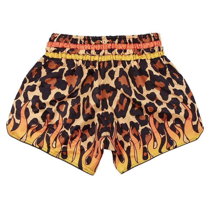 Muay Thai Shorts 2025 New Thai Boxing Shorts Women Men Child Patchwork Kickboxing Training Pants Gym MMA Martial Arts Fight Gear