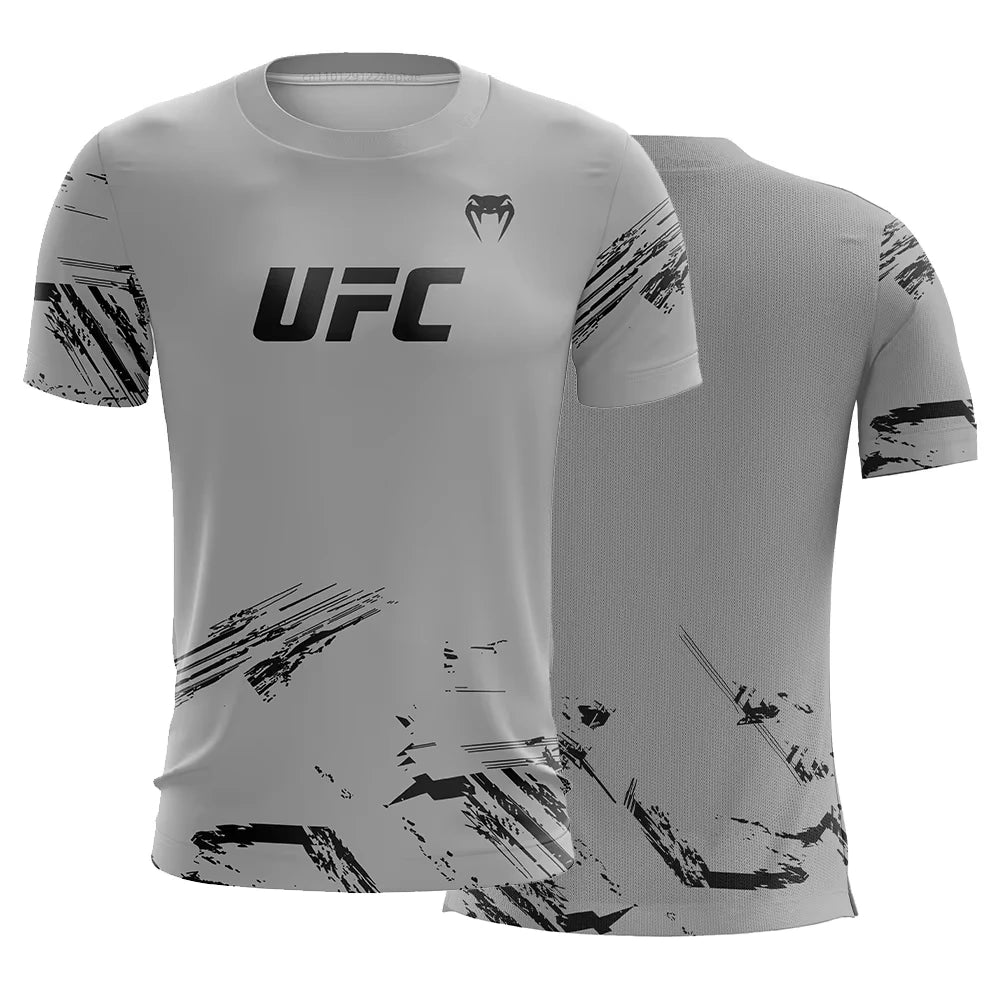 UFC Men’s Gym T-Shirt Lightweight MMA Training Sport Top
