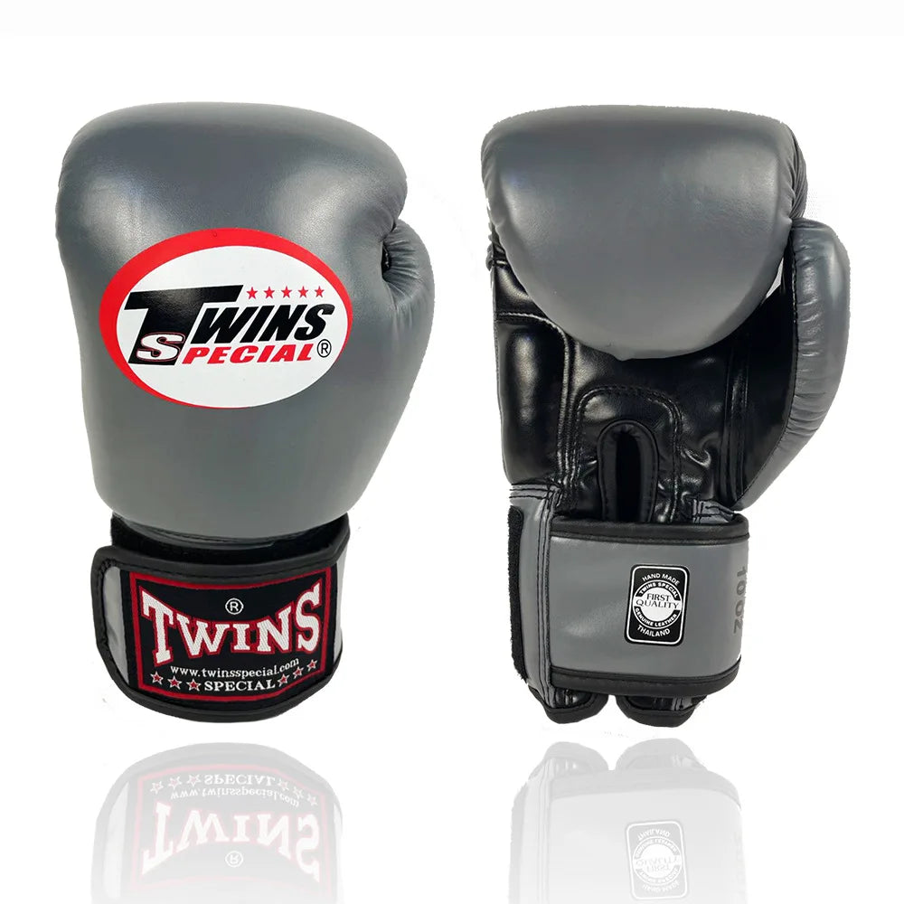 Twins PU Leather Boxing Gloves Professional MMA & Muay Thai Sparring Gloves