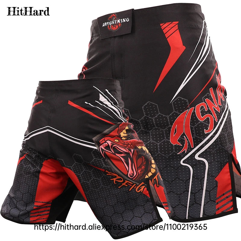 Tiger MMA Shorts BJJ Crossfit Wrestling Grappling Shorts Jiujitsu Martial Arts Combat Clothing Men Women Kickboxing Boxing Pants
