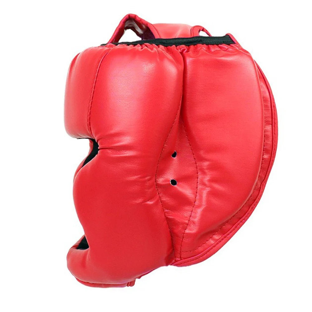 Boxing Headgear Protective PU Helmet for Adult Kids Muay Thai Martial Taekwondo W/mask for Wrestling Boxing Protective Equipment