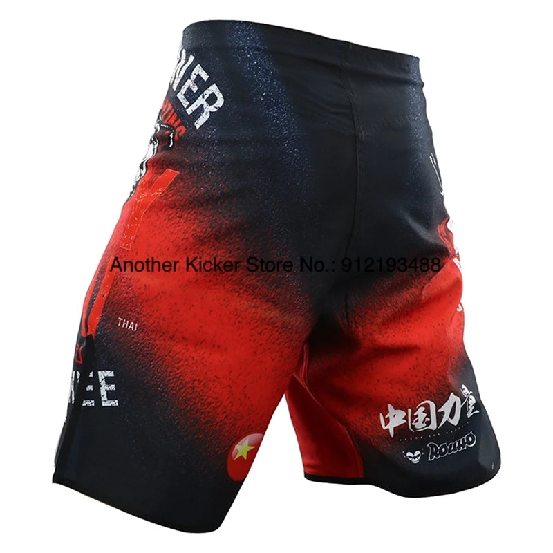 Tiger MMA Shorts BJJ Crossfit Wrestling Grappling Shorts Jiujitsu Martial Arts Combat Clothing Men Women Kickboxing Boxing Pants
