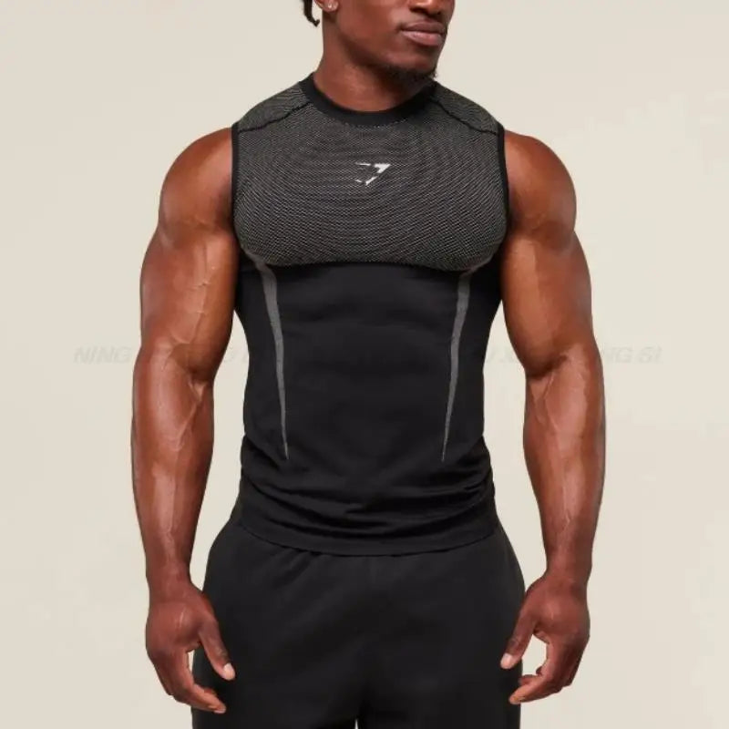 Summer Men's Tight sports vest