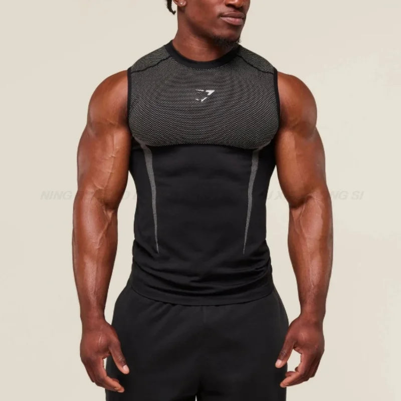 Summer Men's Tight sports vest