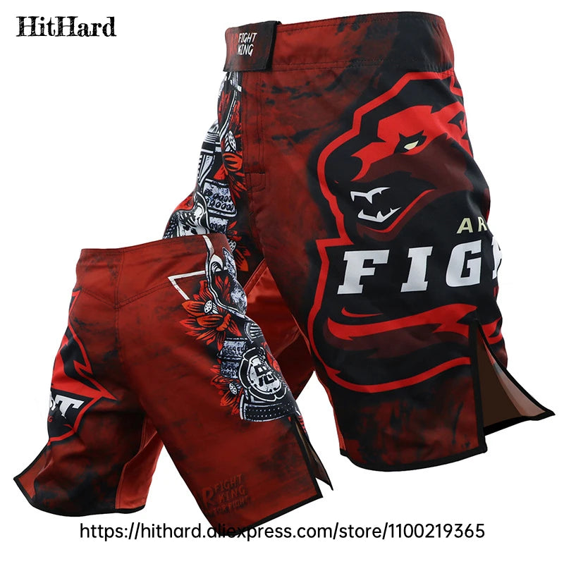 Tiger MMA Shorts BJJ Crossfit Wrestling Grappling Shorts Jiujitsu Martial Arts Combat Clothing Men Women Kickboxing Boxing Pants