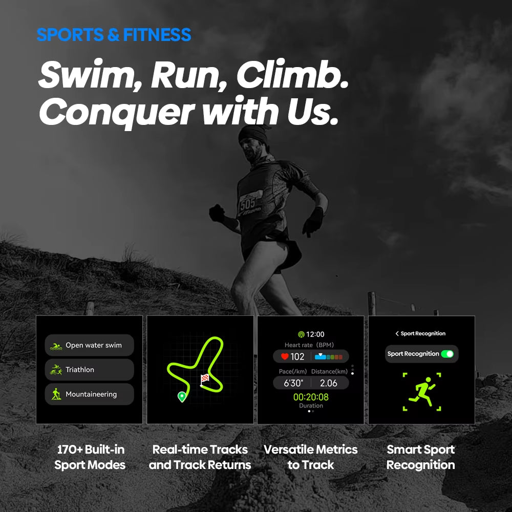 Stratos 2 Ultra GPS Smart Watch: Track, Train, and Conquer
